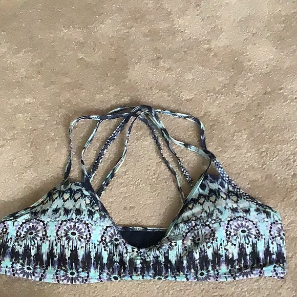 A. Clre’ hipster bikini blue NWT bottom reversible 52$ tag with multicol… - Picture 6 of 14